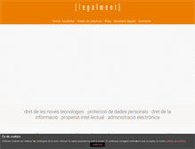 Tablet Screenshot of legalment.net